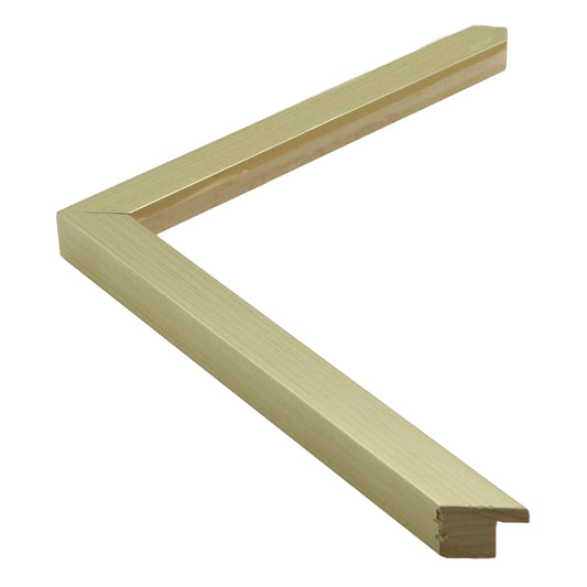 Altın Renkli Alüminyum Görünümlü Ahşap Çerçeve