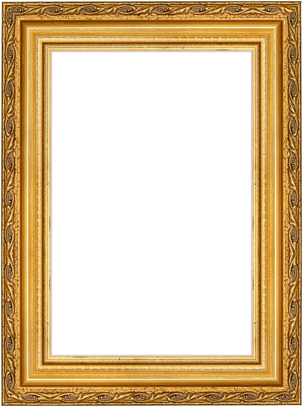 Altın Klasik Ahşap Fotoğraf Çerçevesi – Masaüstü & Duvar Tipi (25 mm)