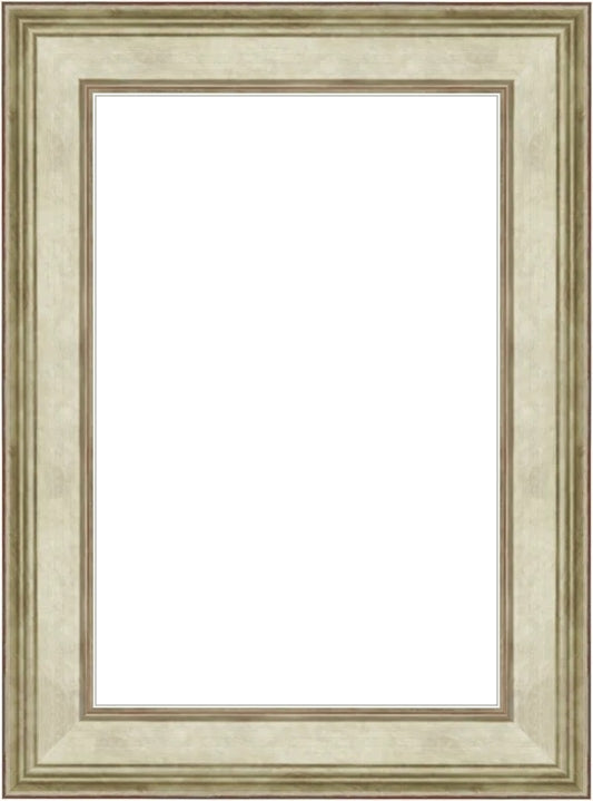 Gümüş Klasik Ahşap Fotoğraf Çerçevesi – Masaüstü & Duvar Tipi (23 mm)