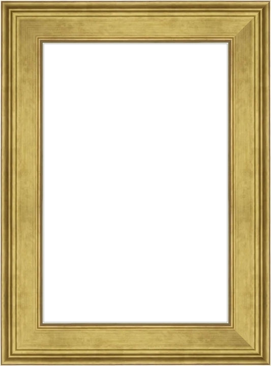 Altın Klasik Ahşap Fotoğraf Çerçevesi – Masaüstü & Duvar Tipi (23 mm)