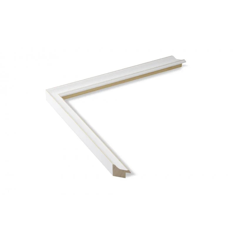 Beyaz Klasik Ahşap Fotoğraf Çerçevesi – Masaüstü & Duvar Tipi (23 mm)