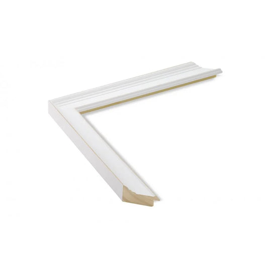 Beyaz Ahşap Çerçeve - Ahşap Zeminli