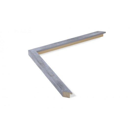 Gri Eskitilmiş Ahşap Çerçeve