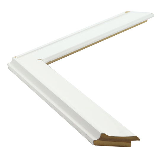 Beyaz Dekoratif Ahşap Çerçeve