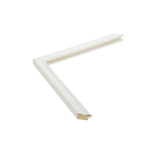 Mat Beyaz Eskitilmiş Ahşap Çerçeve