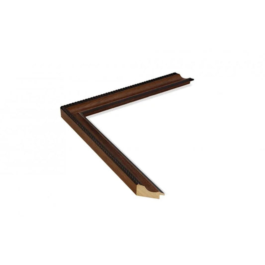 Ceviz Renkli Klasik Desenli Ahşap Çerçeve