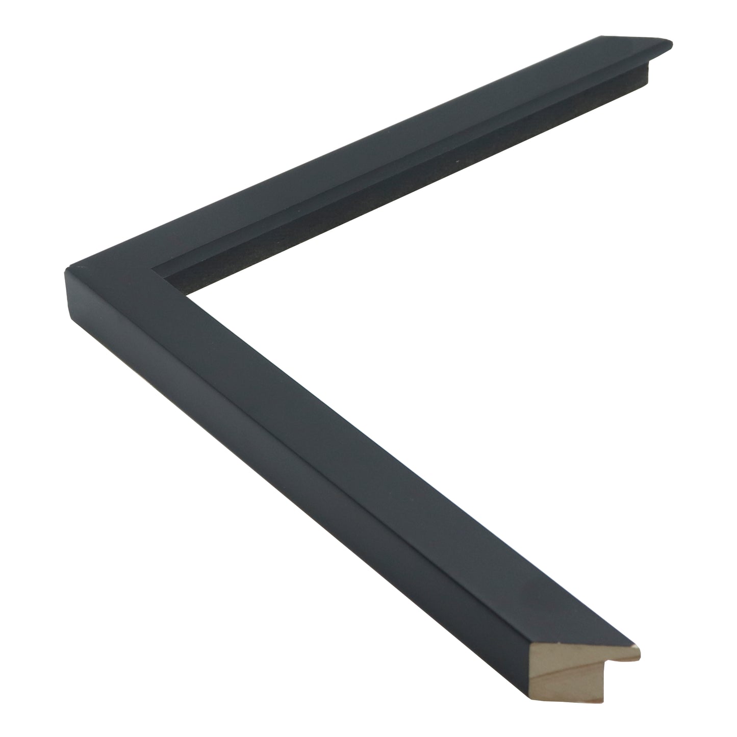 Siyah Mat Vernik Kaplamalı Ahşap Çerçeve