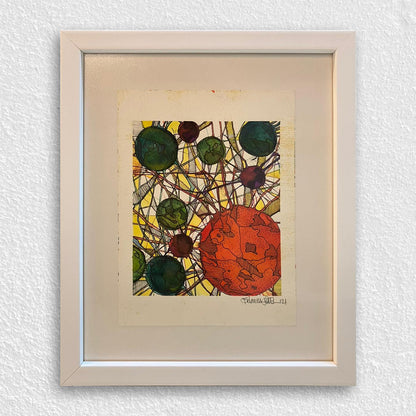 Beyaz Mat Vernik Kaplamalı Ahşap Çerçeve