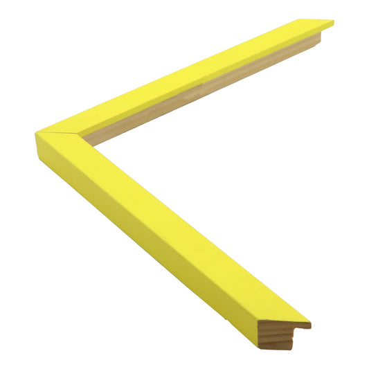 Sarı Dokulu Ahşap Çerçeve