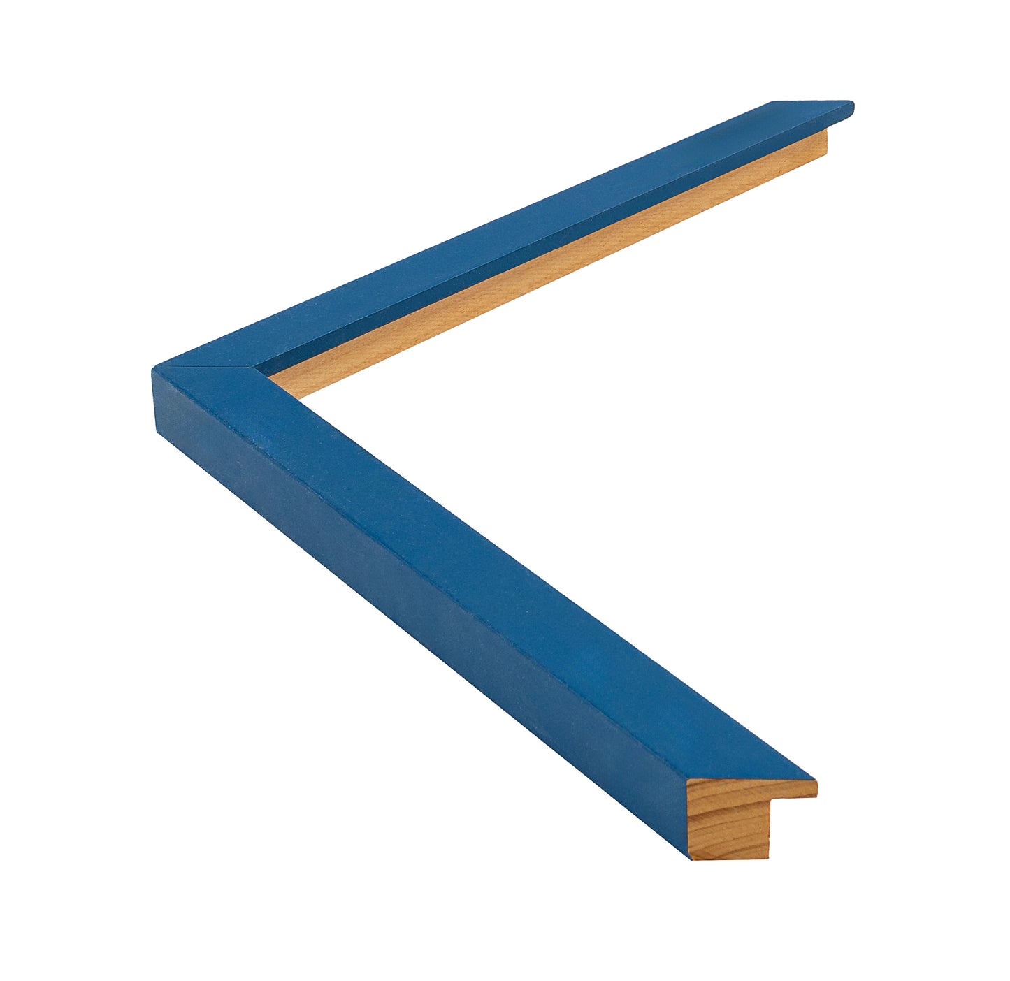 Lacivert Dokulu Ahşap Çerçeve