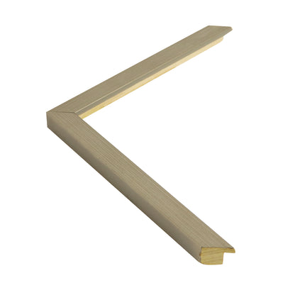 Şampanya Renkli Alüminyum Görünümlü Ahşap Çerçeve