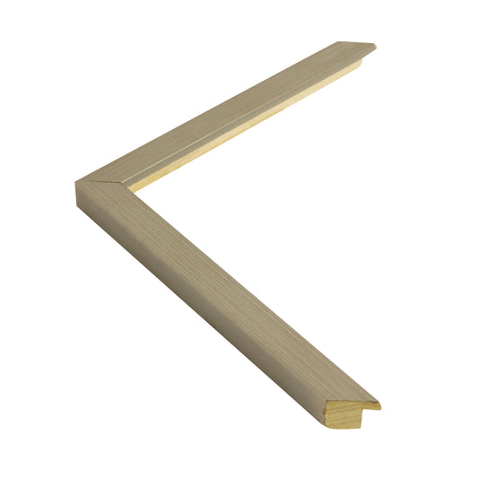 Şampanya Renkli Alüminyum Görünümlü Ahşap Çerçeve