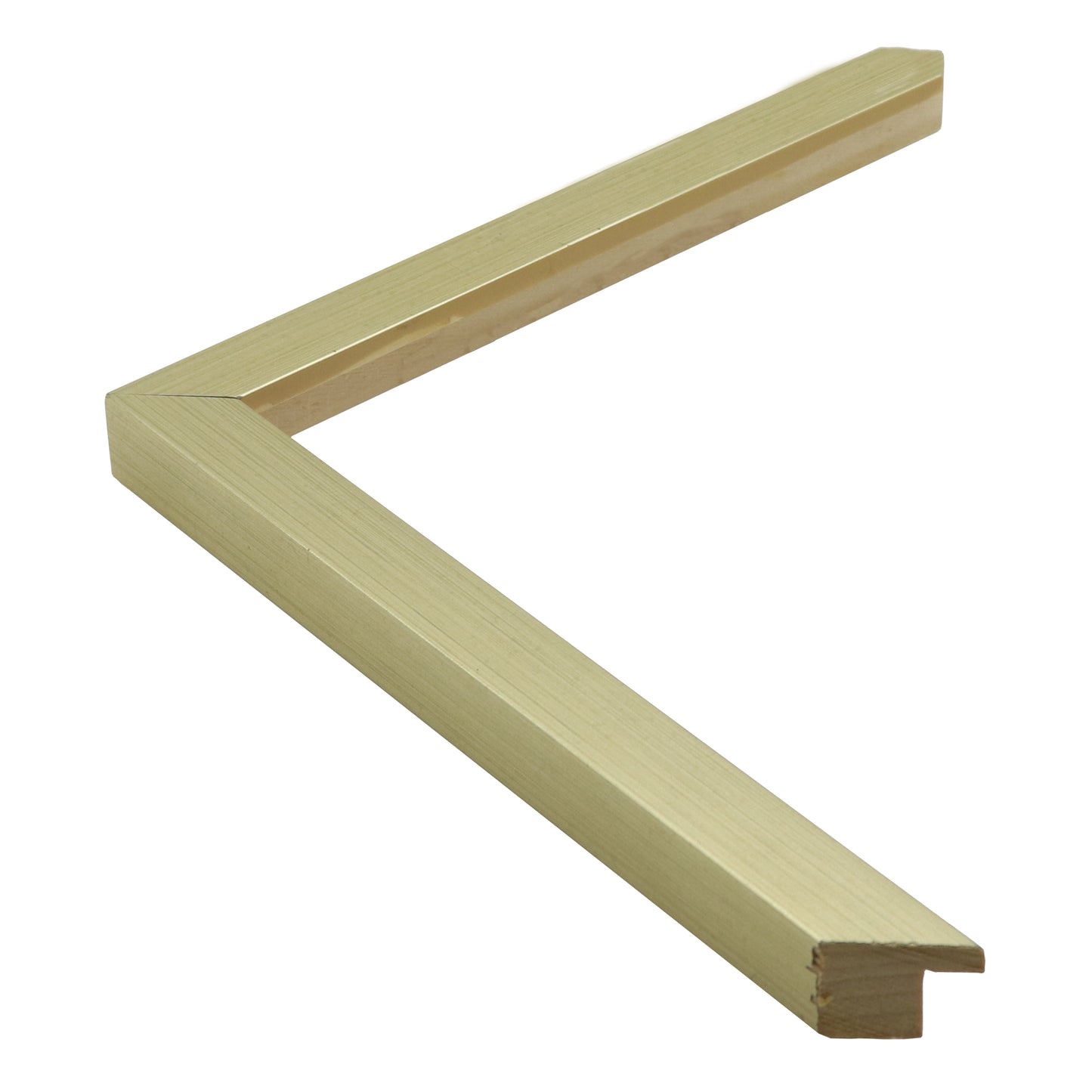 Altın Renkli Alüminyum Görünümlü Ahşap Çerçeve