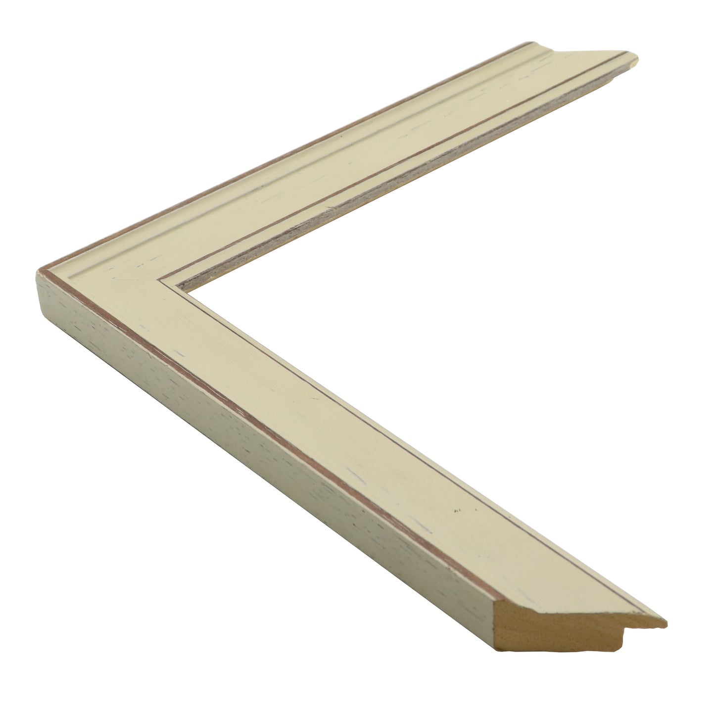 Krem / Ceviz Desenli Ahşap Çerçeve