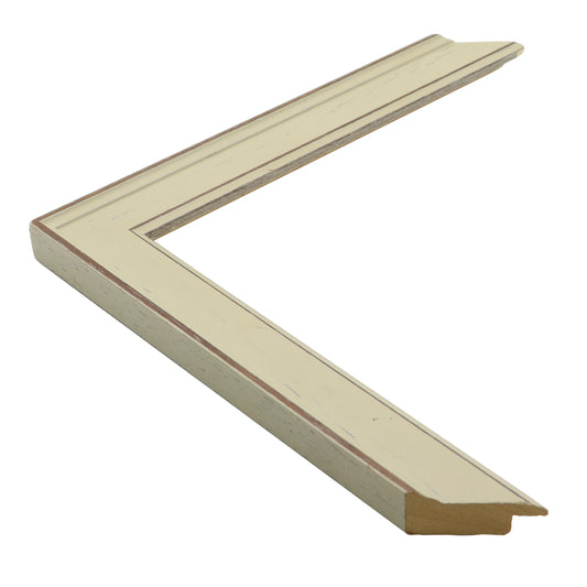 Krem / Ceviz Desenli Ahşap Çerçeve