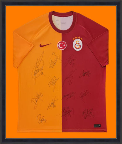 Kişiye Özel Forma Çerçeveleme – Özelleştirilebilir Ahşap Çerçeve ve Paspartu - Sarı / Kırmızı