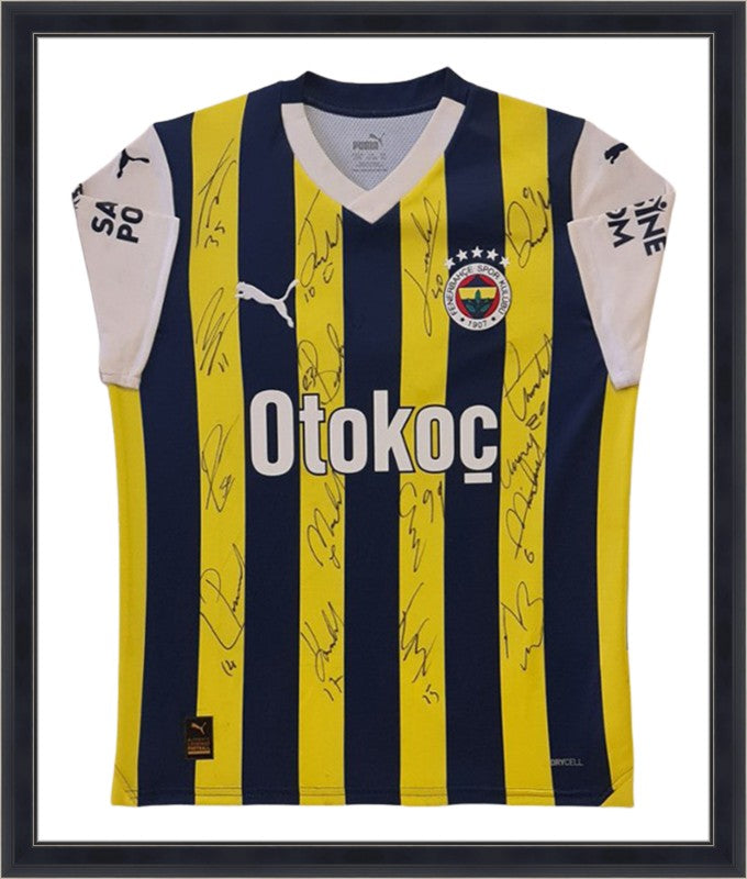 Kişiye Özel Forma Çerçeveleme – Özelleştirilebilir Ahşap Çerçeve ve Paspartu - Sarı / Lacivert