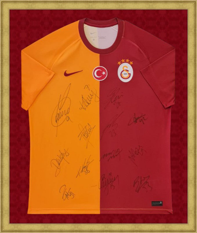 Kişiye Özel Forma Çerçeveleme – Özelleştirilebilir Ahşap Çerçeve ve Paspartu - Sarı / Kırmızı