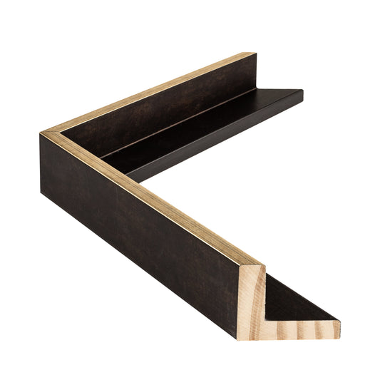 Kahverengi Ahşap Çerçeve - Altın Kenarlı