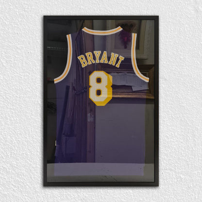 Mat Siyah Vernik Kaplamalı Ahşap Çerçeve