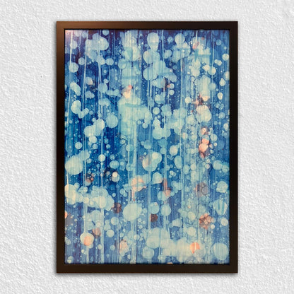 Mat Siyah Vernik Kaplamalı Ahşap Çerçeve