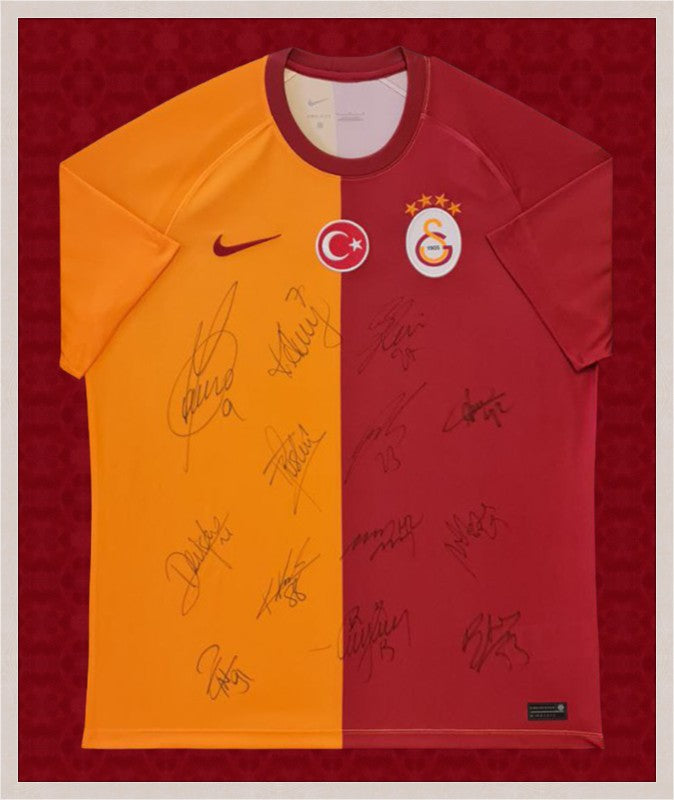 Kişiye Özel Forma Çerçeveleme – Özelleştirilebilir Ahşap Çerçeve ve Paspartu - Sarı / Kırmızı