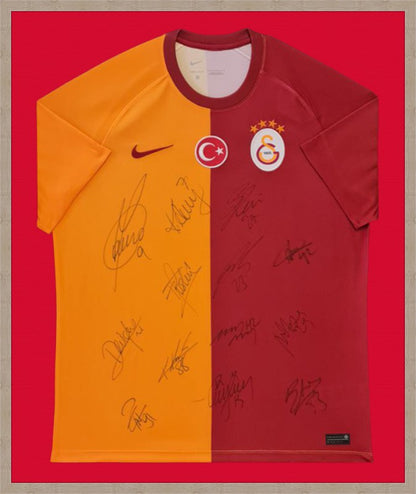 Kişiye Özel Forma Çerçeveleme – Özelleştirilebilir Ahşap Çerçeve ve Paspartu - Sarı / Kırmızı