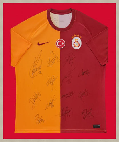 Kişiye Özel Forma Çerçeveleme – Özelleştirilebilir Ahşap Çerçeve ve Paspartu - Sarı / Kırmızı