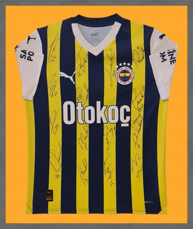 Kişiye Özel Forma Çerçeveleme – Özelleştirilebilir Ahşap Çerçeve ve Paspartu - Sarı / Lacivert