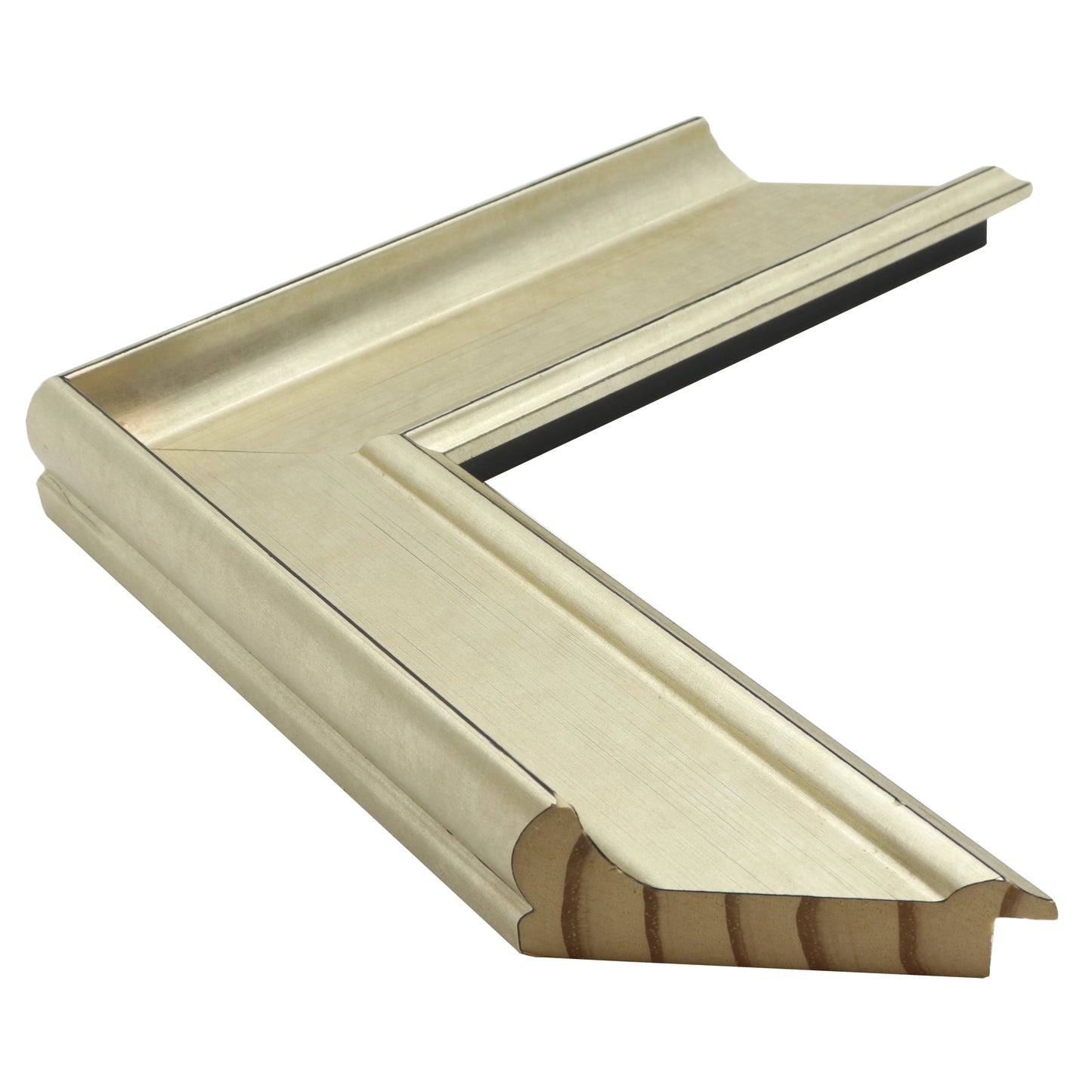 Gümüş Eskitme Ahşap Çerçeve - Siyah Zeminli