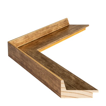 Altın Ahşap Çerçeve - Gül Altın