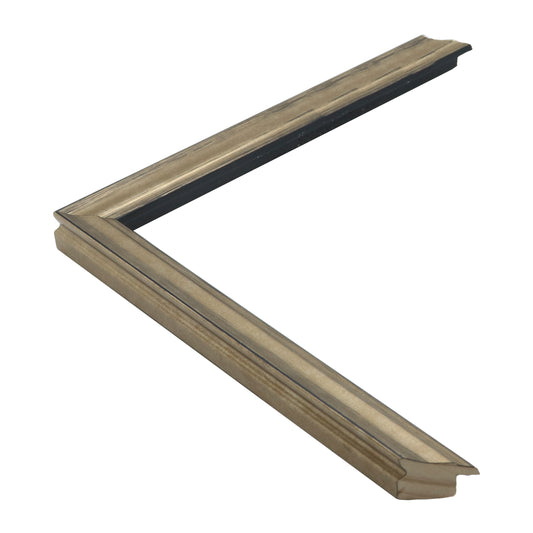 Bronz Ahşap Çerçeve - Siyah Zeminli