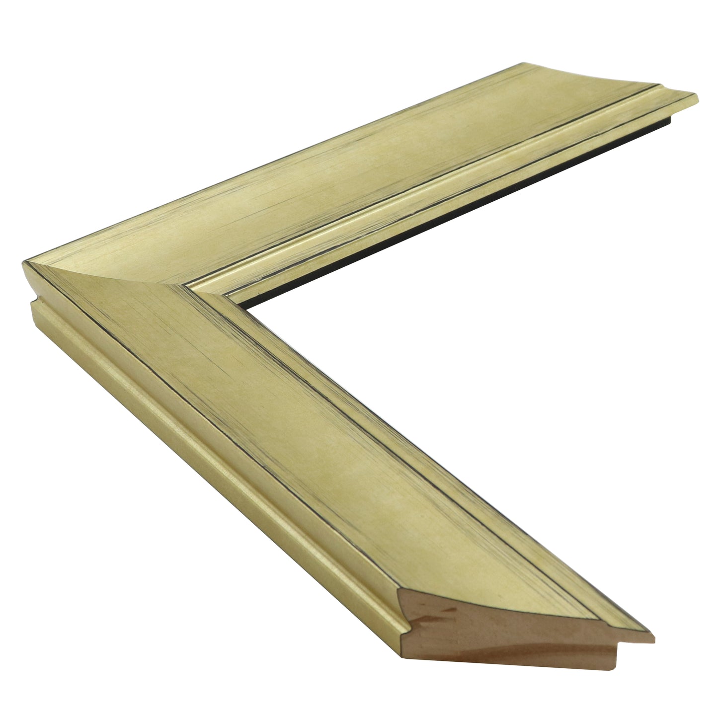 Altın Ahsap Çerçeve - Siyah Zeminli