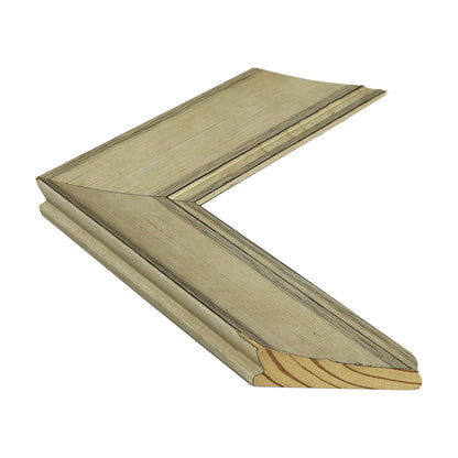 Gümüş Ahşap Çerçeve - Siyah Zeminli