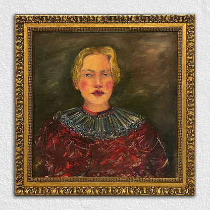 Altın Klasik Desenli Ahşap Çerçeve