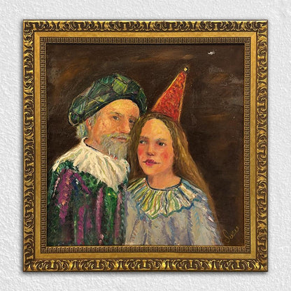 Altın Klasik Desenli Ahşap Çerçeve