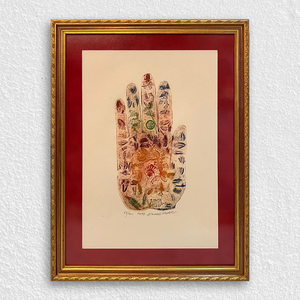 Altın Eskitilmiş Ahşap Oyma Çerçeve