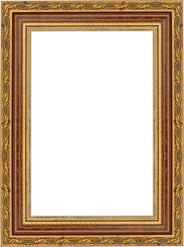 Altın Klasik Ahşap Fotoğraf Çerçevesi – Masaüstü & Duvar Tipi (25 mm)