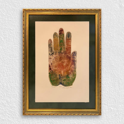 Altın Eskitilmiş Ahşap Oyma Çerçeve