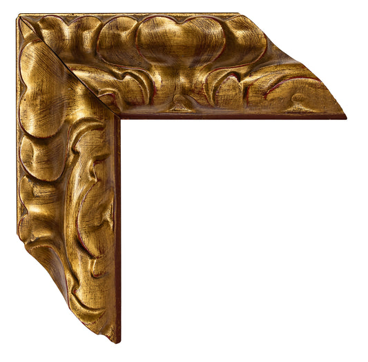 Altın Dekoratif Oyma Ahşap Çerçeve