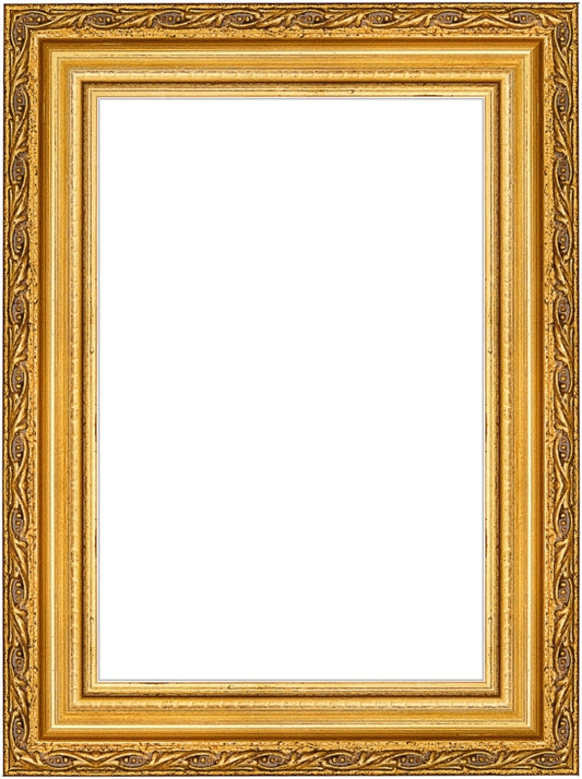 Altın Klasik Ahşap Fotoğraf Çerçevesi – Masaüstü & Duvar Tipi (25 mm)