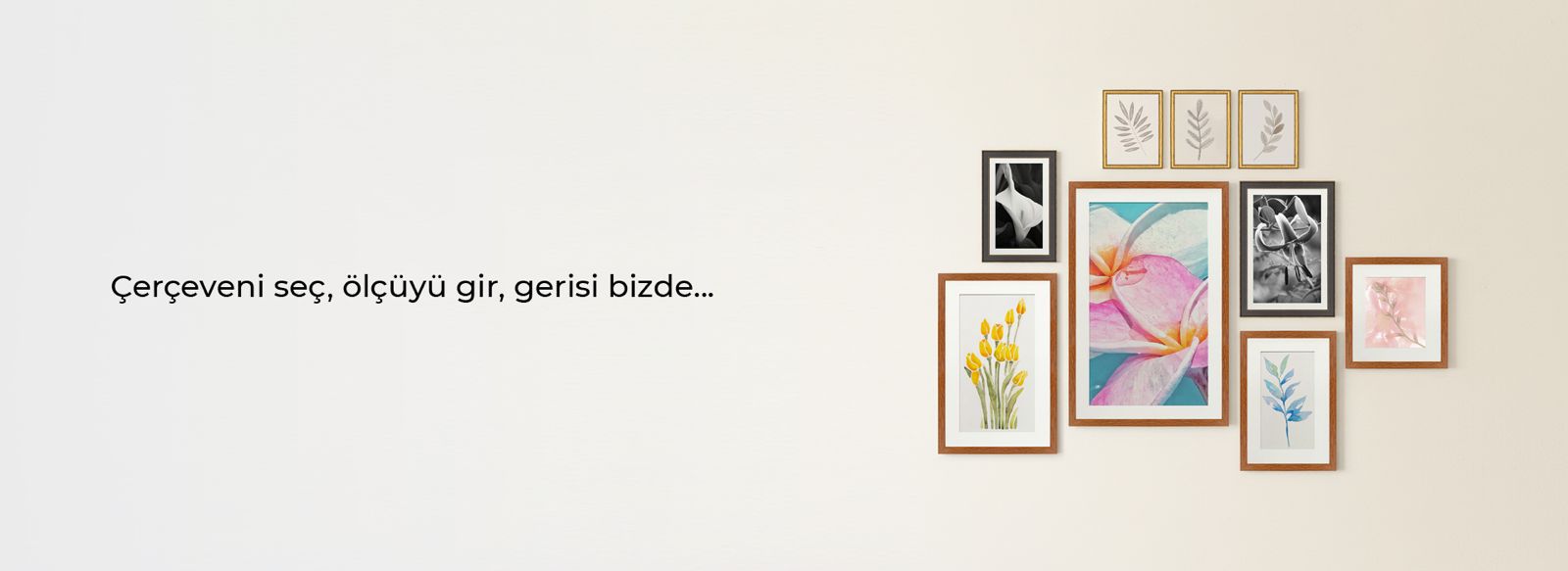 Duvar çerçeve seti slayt