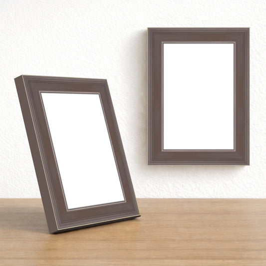 Kahverengi Klasik Ahşap Fotoğraf Çerçevesi – Masaüstü & Duvar Tipi (23 mm)