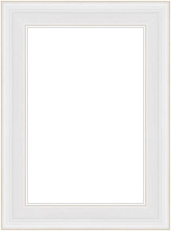 Beyaz Klasik Ahşap Fotoğraf Çerçevesi – Masaüstü & Duvar Tipi (23 mm)