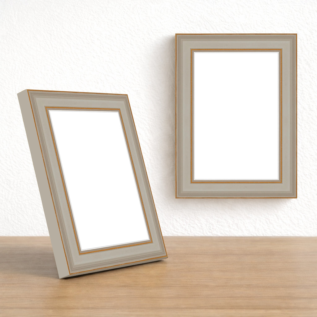 Mat Beyaz Klasik Ahşap Fotoğraf Çerçevesi – Masaüstü & Duvar Tipi (23 mm)