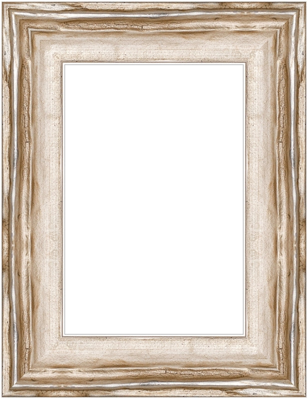 Gümüş Eskitme Ahşap Fotoğraf Çerçevesi – Masaüstü & Duvar Tipi (35 mm)