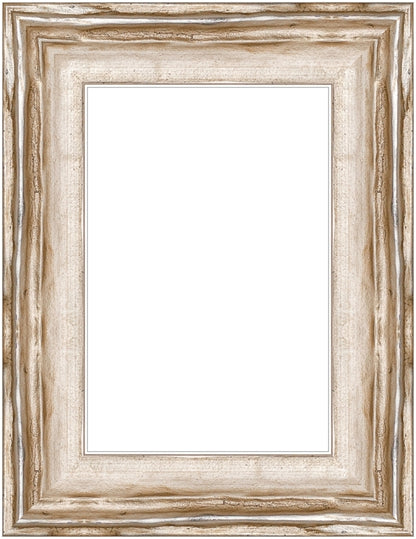 Gümüş Eskitme Ahşap Fotoğraf Çerçevesi – Masaüstü & Duvar Tipi (35 mm)