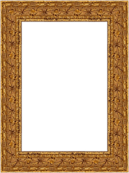 Eskitme Altın Klasik Ahşap Fotoğraf Çerçevesi – Masaüstü & Duvar Tipi (25 mm)