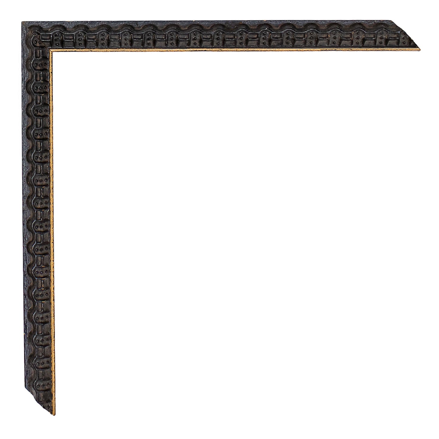 Siyah / Altın Dekoratif Ahşap Oyma Çerçeve