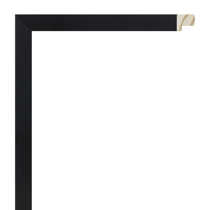 SİYAH MAT LAK KAPLAMALI AHŞAP ÇERÇEVE